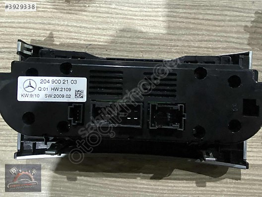MERCEDES W204 C-SERİSİ ORJİNAL KLİMA KONTROL PANELİ