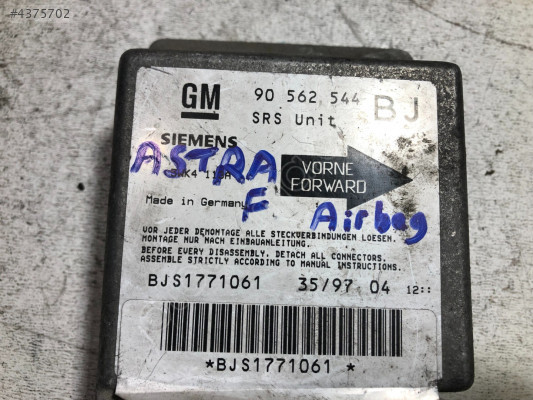 Opel Astra F Airbag Beyni - 90562544