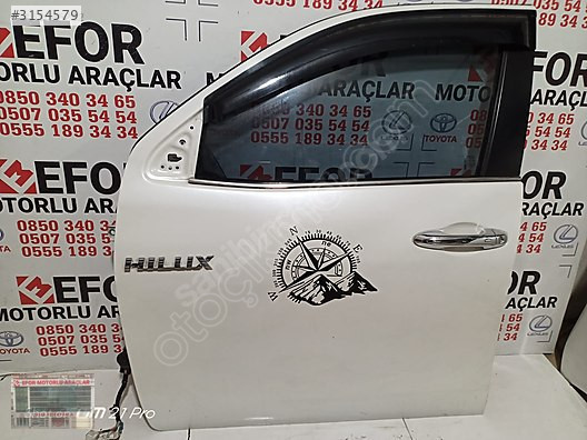 TOYOTA HİLUX SOL ÖN KAPI SÖKME ORJİNAL YEDEK PARÇA 16-24