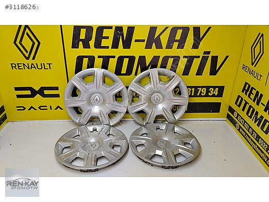 403156416R RENAULT CLİO 3 JANT KAPAĞI ORJ ÇIKMA RENKAY OTO