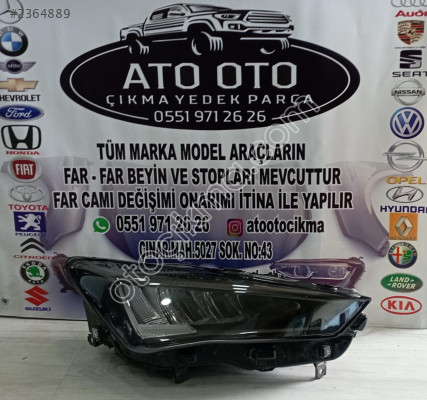 SEAT LEON ORJİNAL ÇIKMA SAĞ FAR