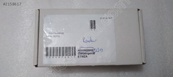 MERCEDES E W213 RADAR SENSÖRÜ 0009052007 SIFIR ORJ