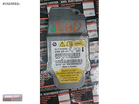 9118749-01 2204391-14 BMW E60 AİRBAG BEYNİ