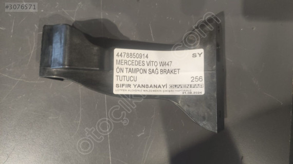 MERCEDES VİTO W447 ÖN TAMPON SAĞ BRAKET TUTUCU 4478850914 SY