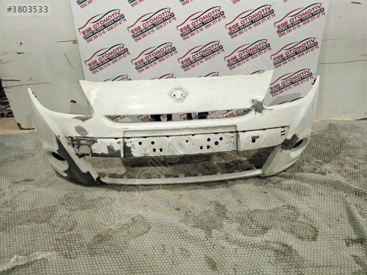 RENAULT CLİO 3 BEYAZ ÖN TAMPON ORJINAL
