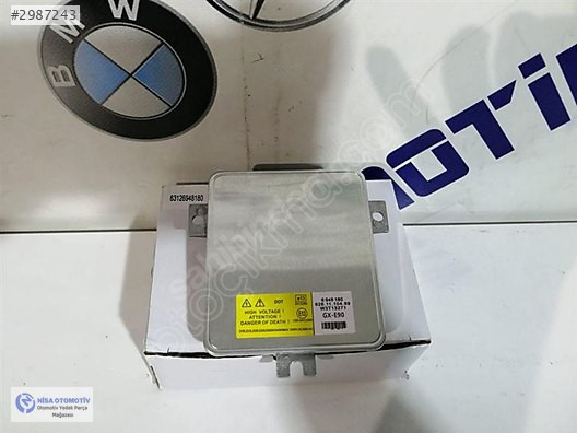 BMW 3 SERİSİ E90 3.20 3.16 FAR BEYNİ SIFIR 2006-2011 63126948180