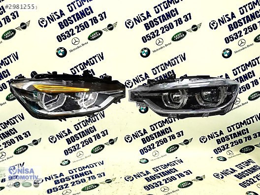 BMW 3 SERİSİ F30 KASA LCI LED SAĞ SOL FAR (FACELİFT) SIFIR