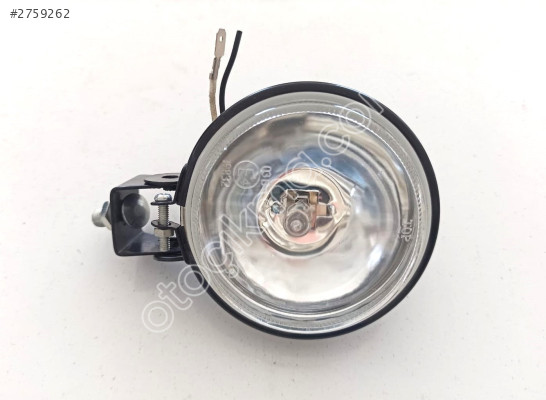 Universal Sis Lambası Yuvarlak Siyah Metal (9cm)