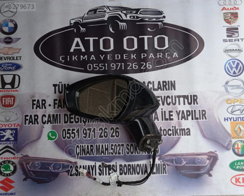 CHERY O MODA 5 ORJİNAL ÇIKMA SOL AYNA ÇİFT KAMERALI