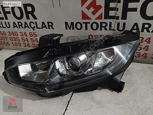 HONDA CİVİC SOL FAR ORJİNAL ÇIKMA YEDEK PARÇA 16-21