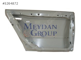 AUDI A6- 98/01; ARKA KAPI SOL DİREKSİZ VE ÇERÇEVESİZ (GRİ B