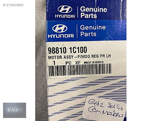HYUNDAİ GETZ SOL ÖN CAM MOTORU 98810-1C100