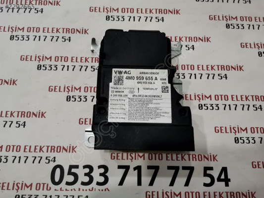 4M0959655A 0265011198 AUDİ Q7 HAVA YASTIĞI AİRBAG BEYNİ