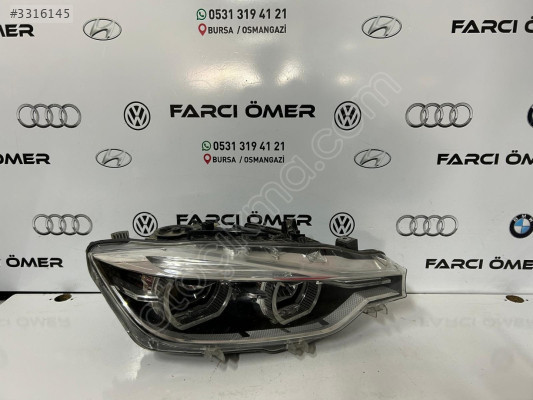 BMW F30 LCİ ÖN SAĞ FAR ORJİNAL HATASIZ TAK ÇALIŞTIR