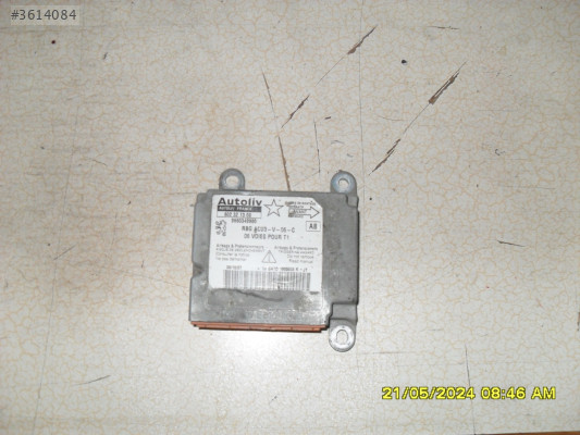 PEUGEOT 206 ÇIKMA AİRBAG BEYNİ ( ARAÇTAN SÖKME )