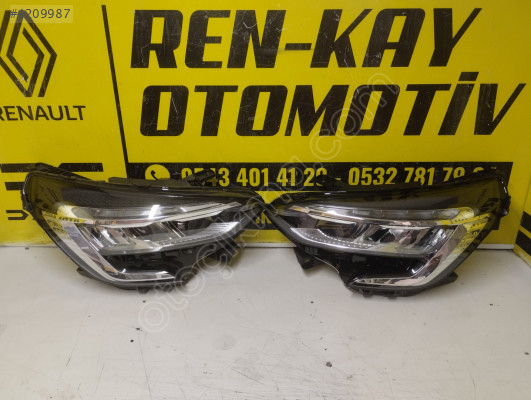 RENAULT CLİO 5 SAĞ SOL FAR İÇİ NİKELAJLI ORJ ÇIKMA RENKAY KOCAELİ