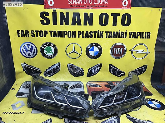 TOYOTA COROLLA SAĞ SOL YENİ KASA FAR ORJİNAL ÇIKMA TEMİZ