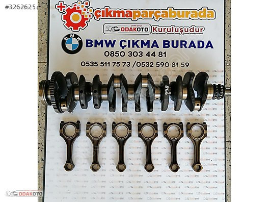 1403866 BMW E46 3.30i M54 B30 Çıkma Krank Kol Set orijinal