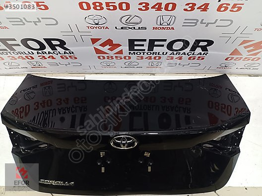TOYOTA COROLLA BAGAJ KAPAK ORJİNAL ÇIKMA YEDEK PARÇA 19-24