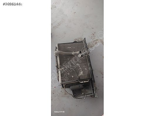 peugeot 206 intercooler radyatörü ve fan
