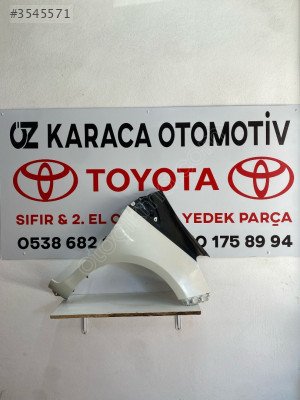 2012-2018 TOYOTA YARİS ÇIKMA ORJİNAL SAĞ ÖN ÇAMURLUK