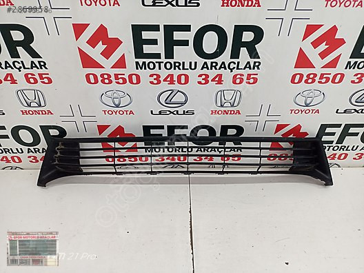 TOYOTA COROLLA ÖN TAMPON IZGARASI ÇIKMA ORİJİNAL PARÇA 2013-2015