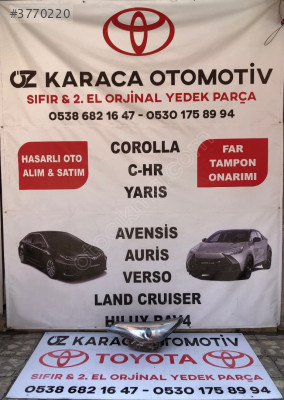 2016-2018 TOYOTA AVENSİS ÇIKMA ORJINAL SOL ÖN FAR