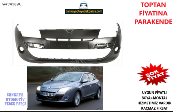 MEGANE 3 ÖN TAMPON SIFIR 2008 620220035R