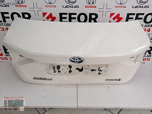 TOYOTA COROLLA BAGAJ KAPAĞI ÇIKMA ORJİNAL PARÇA 2019-2023