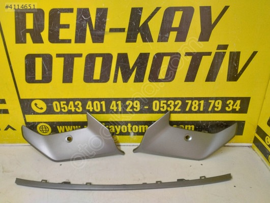 RENAULT CLİO 5.5 ALPİNE ÖN TAMPON BANTLARI ORJ ÇIKMA GRİ RENKAY