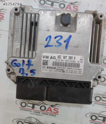 VOLKSWAGEN GOLF 7.5 BEYİN 05E907309H-0261S21433