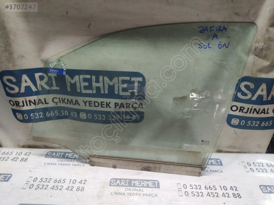 ÇIKMA OPEL ZAFİRA A SOL ÖN KAPI CAMI