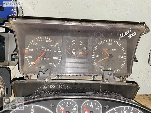 AUDİ 80 KM GÖSTERGE PANELİ (ORJİNAL) ÇIKMA - ÖZEN OTOMOTİV