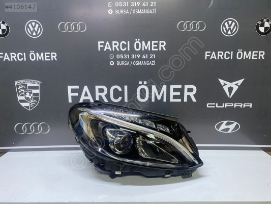 MERCEDES C SERİSİ W205 SAĞ ÖN FAR ORJİNAL HATASIZ