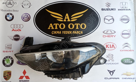 FİAT EGEA ORJİNAL ÇIKMA SOL FAR (İÇİ SİYAH) A