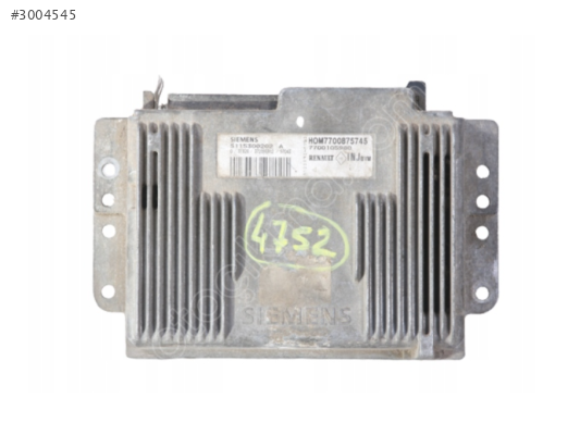 Renault Megane 1.4 1.6 Motor Beyni HOM7700875745 7700105980