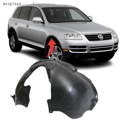 7L6809962G VW TOUAREG 03-06 ÇAMURLUK DAVLUMBAZI PLASTİK SAĞ