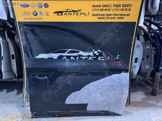SKODA SUPERB SAĞ ÖN KAPI 2015-2024 ÇIKMA ORİJİNAL