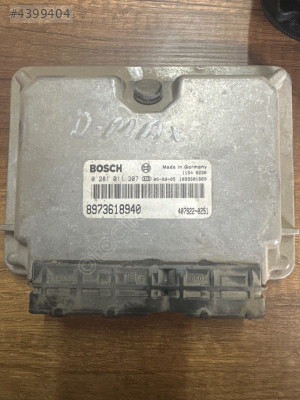 Isuzu Dmax 2004-2007 çıkma motor beyni euro3 8973618940