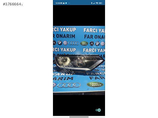 WW PASSAT B8 SAĞ ÖN FAR