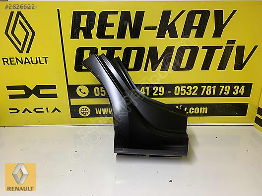 Renault Clio 5 Orjinal Renkli Çıkma Sağ Arka Marşpiyel Sacı
