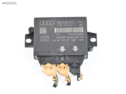 Audi A8 4H PDC Park Sensör Beyni 4H091947 L 4H0919475C Çıkma