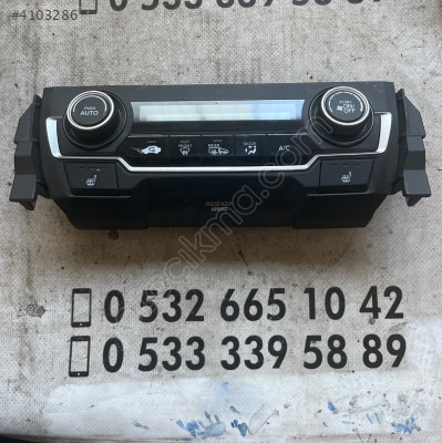 ÇIKMA HONDA CİVİC 2016-2019 KLİMA KONTROL PANELİ