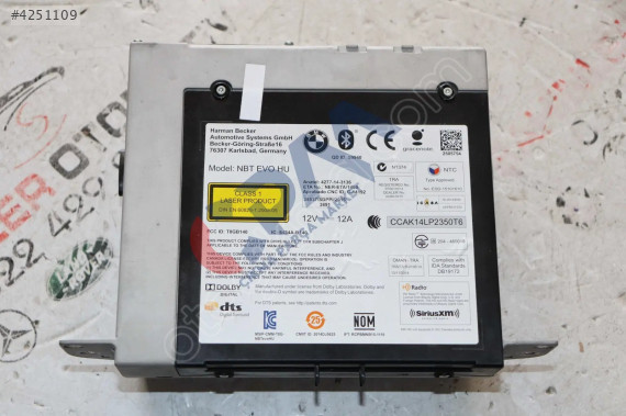 2017 BMW 5 SERİSİ F20 F30 LCİ F15 G30 TEYP NAVİGASYON 880015301