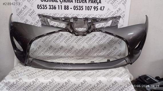 TOYOTA YARİS 2015 2016 ÖN TAMPON ÇIKMA ORJİNAL