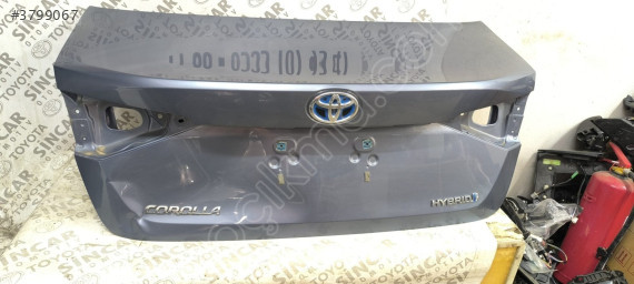 TOYOTA COROLLA 2019 2025 ARKA BAGAJ KAPAĞI ÇIKMA ORJİNAL
