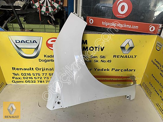 RENAULT CLİO 4 SAĞ ÖN ÇAMURLUK ORJİNAL ÇIKMA YEDEK PAR