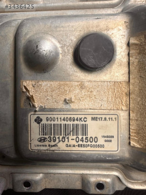 39101-04500 ME17.9.11.1 hyundai accent motor beyni