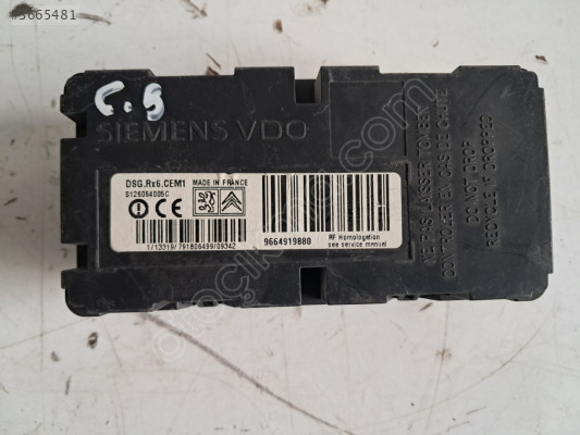 CİTROEN C5 KONTROL BEYNİ MÖDÜLÜ