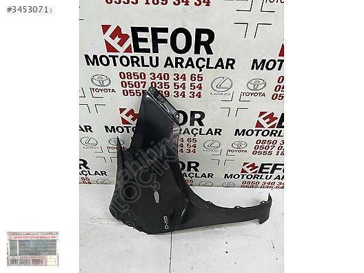TOYOTA YARİS SAĞ ÖN ÇAMURLUK ÇIKMA ORJİNAL YEDEK PARÇA 07-11